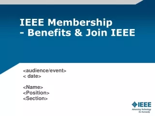 IEEE Membership - Benefits &amp; Join IEEE