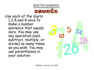 SD Math Science Partnership Project Jan Martin  -  SD DOE Math Curriculum Specialist