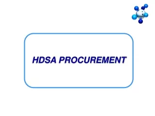 HDSA PROCUREMENT