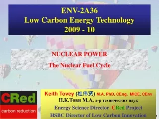 ENV-2A36 Low Carbon Energy Technology  2009  -  10