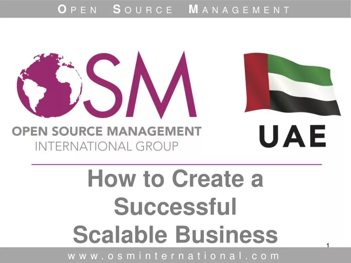 how to create a successful scalable business