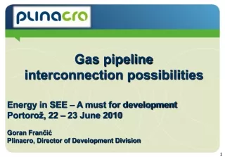 Gas pipeline interconnection possibilities