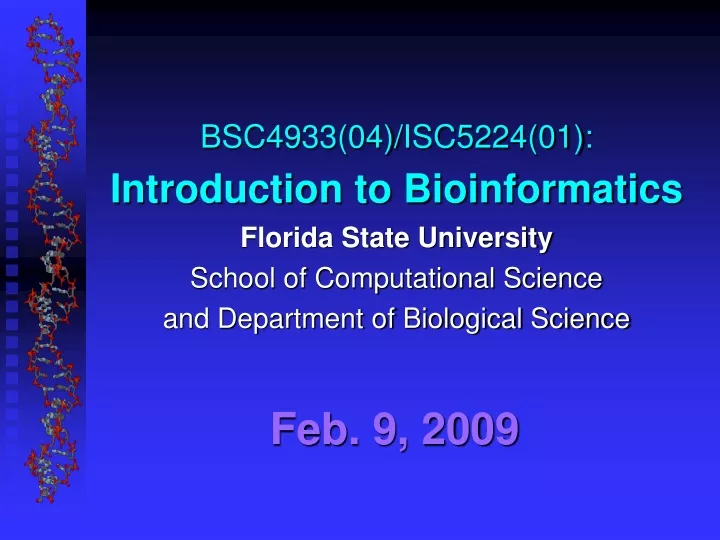 bsc4933 04 isc5224 01 introduction
