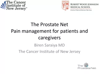The Prostate Net Pain management for patients and caregivers