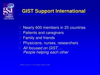 GIST Support International