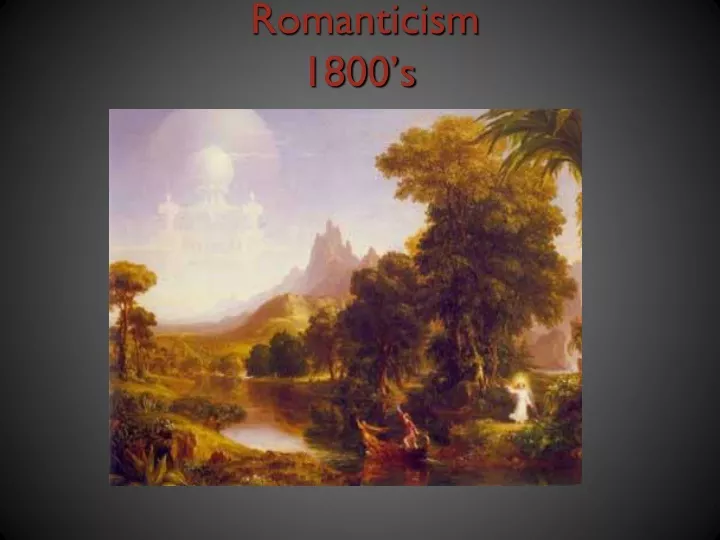 romanticism 1800 s