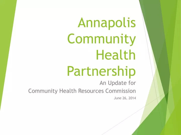 annapolis community health partnership