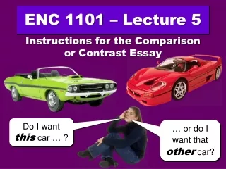ENC 1101 – Lecture 5