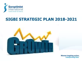 SIGBI STRATEGIC PLAN 2018-2021