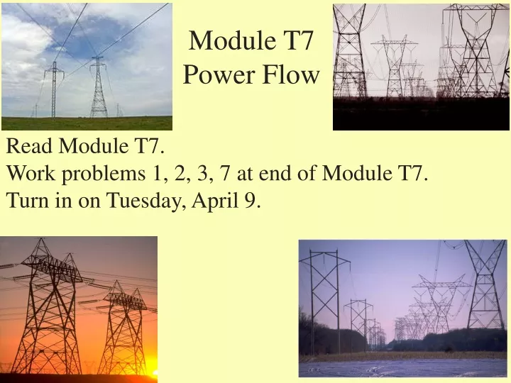 module t7 power flow