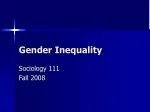 Gender Inequality - slide 1