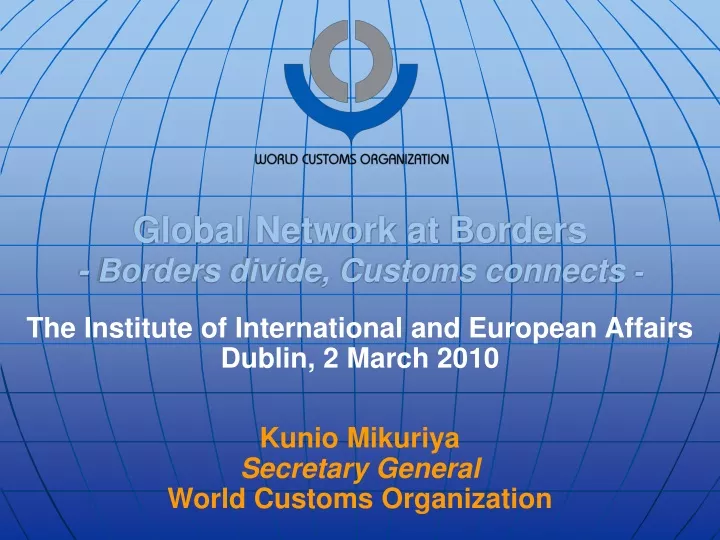 global network at borders borders divide customs