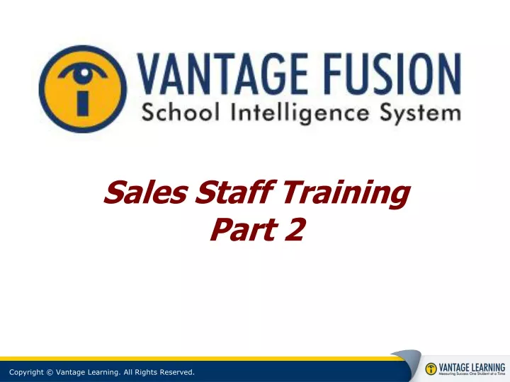 sales staff training part 2