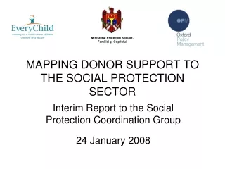 MAPPING DONOR SUPPORT TO THE SOCIAL PROTECTION SECTOR