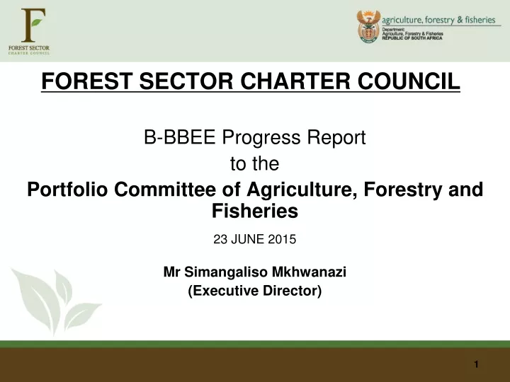 forest sector charter council