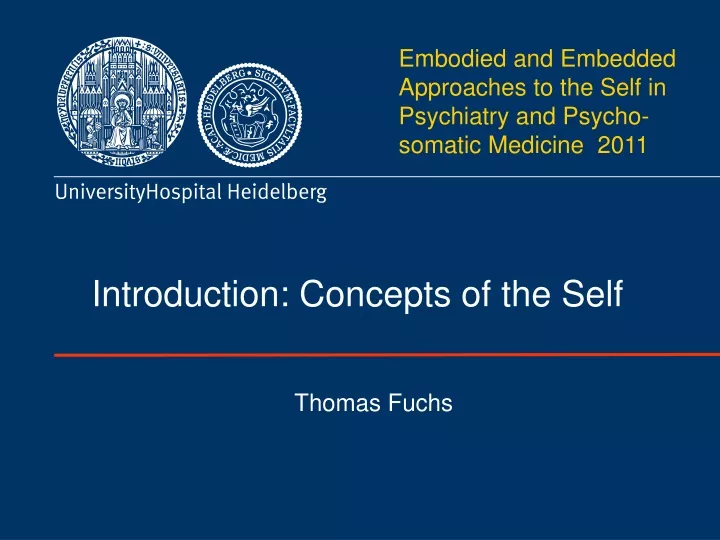 introduction concepts of the self