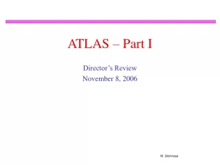 ATLAS – Part I