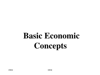 Basic Economic Concepts