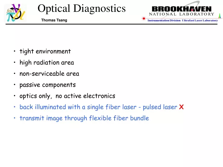 optical diagnostics