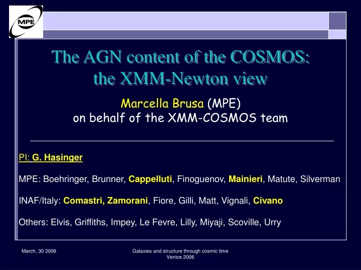 the agn content of the cosmos the xmm newton view