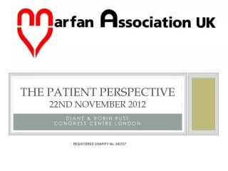 The Patient Perspective 22nd  November 2012