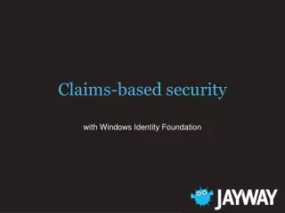 Claims-based security