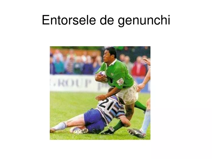 entorsele de genunchi