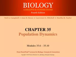 CHAPTER 35 Population Dynamics