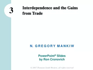 Interdependence and the Gains from Trade