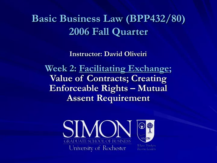 basic business law bpp432 80 2006 fall quarter