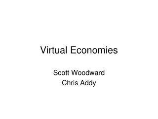 Virtual Economies