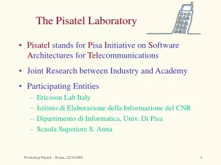 The Pisatel Laboratory
