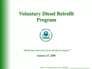 Voluntary Diesel Retrofit Program