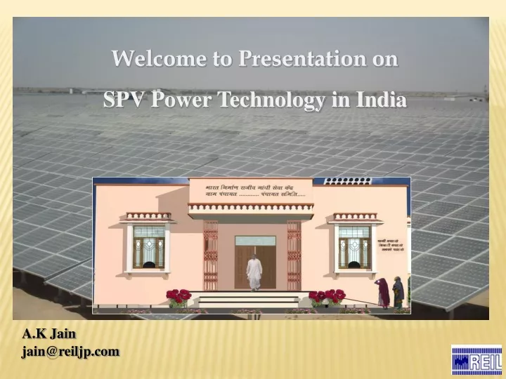 welcome to presentation on spv power technology