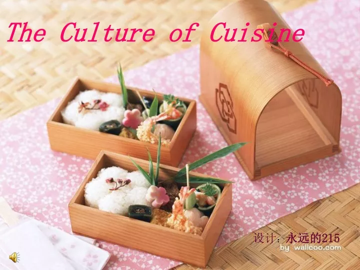 the culture of cuisine
