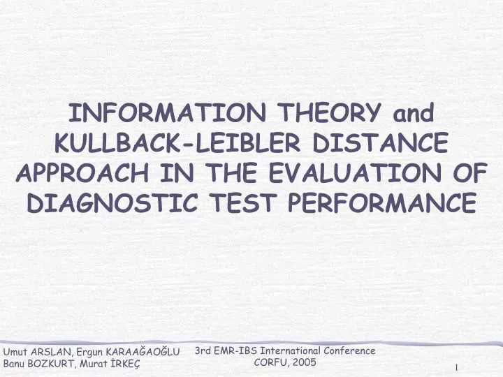 information theory and kullback leibler distance