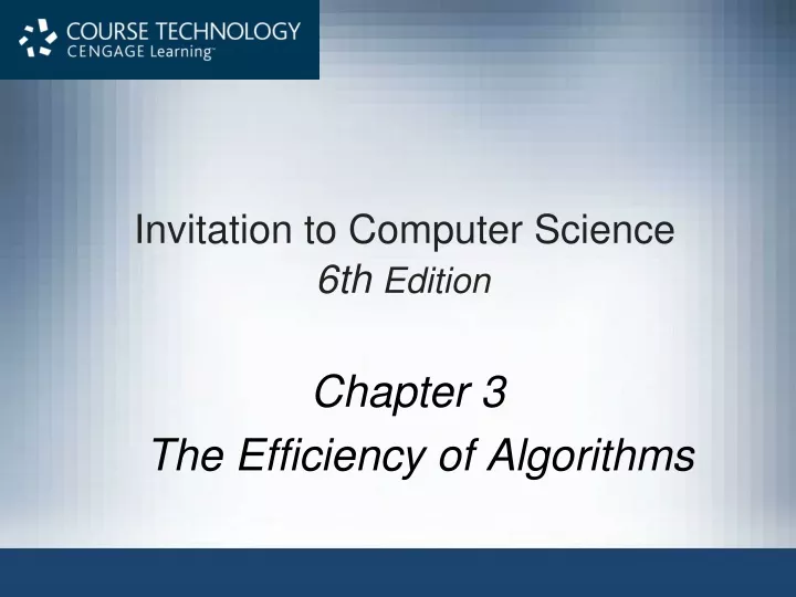 invitation to computer science 6th edition