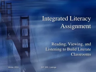 Integrated  Literacy Assignment