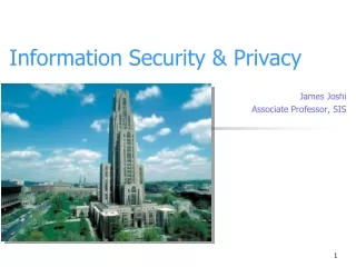 Information Security &amp; Privacy