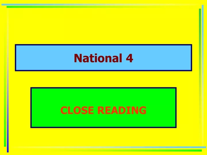 national 4
