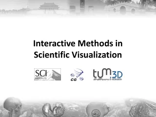 Interactive Methods in Scientific Visualization