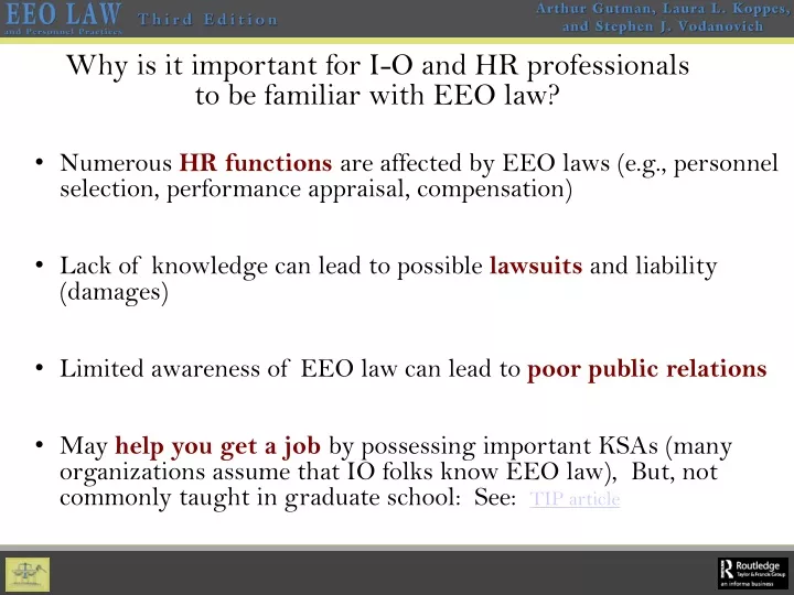 why is it important for i o and hr professionals