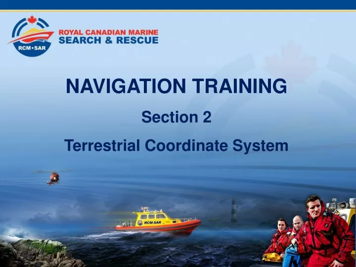 navigation training section 2 terrestrial