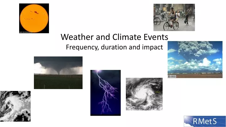 weather and climate events frequency duration