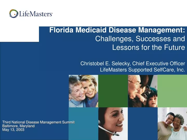 florida medicaid disease management challenges