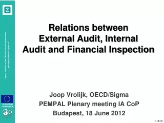 Relations between  External Audit, Internal Audit and Financial Inspection