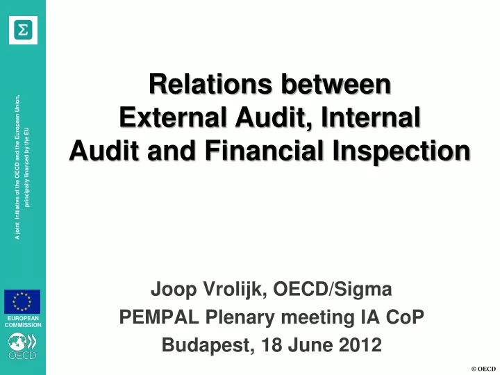 relations between external audit internal audit