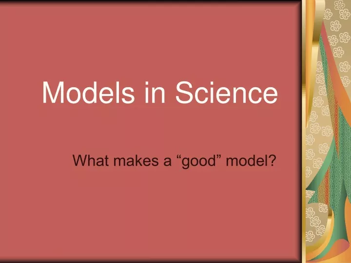 models in science