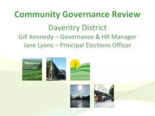 Community Governance Review