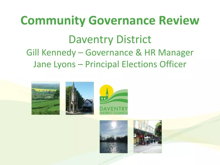 community governance review